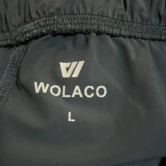 Men's Navy Shorts with Red Drawstring - Picture 3 of 3